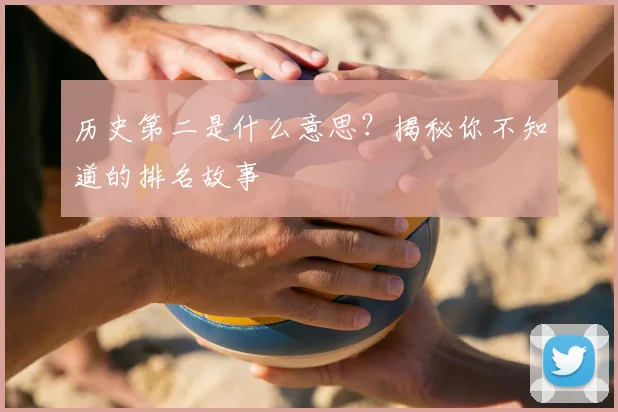 历史第二是什么意思?揭秘你不知道的排名故事